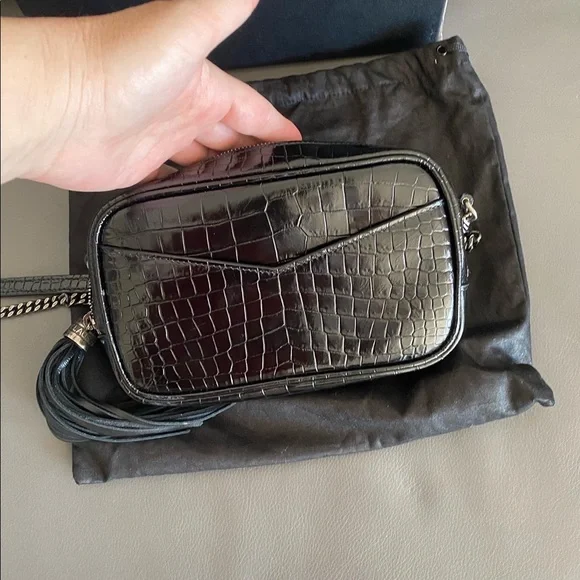 ❌SOLD❌Yves Saint Laurent Mini Lou Croc - Picture 10 of 10